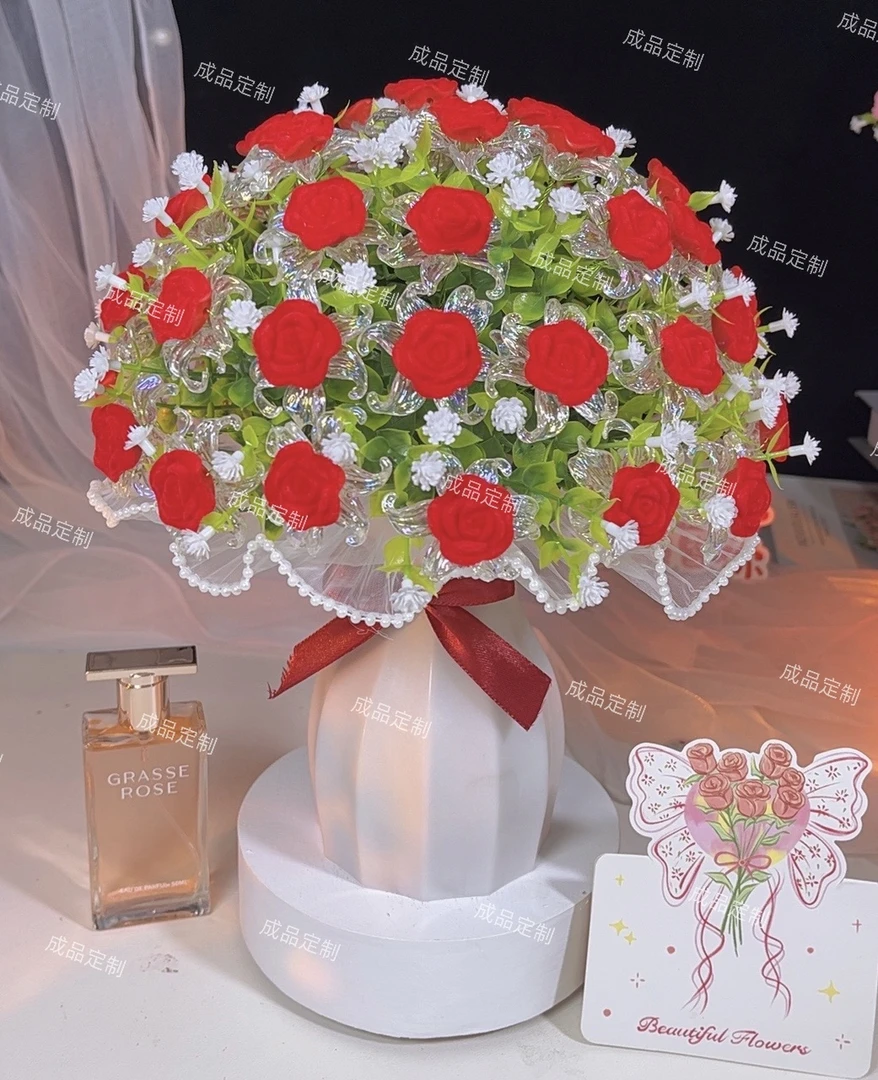 (成品定制 ,不支持退货)花束 花艺纯手工成品(妙妙手工)