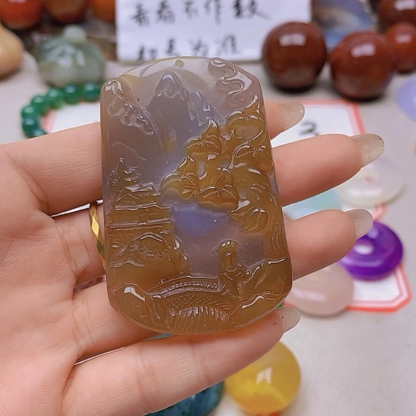 【闪购商品】未镶嵌玛瑙/玉髓珠宝半成品弘*