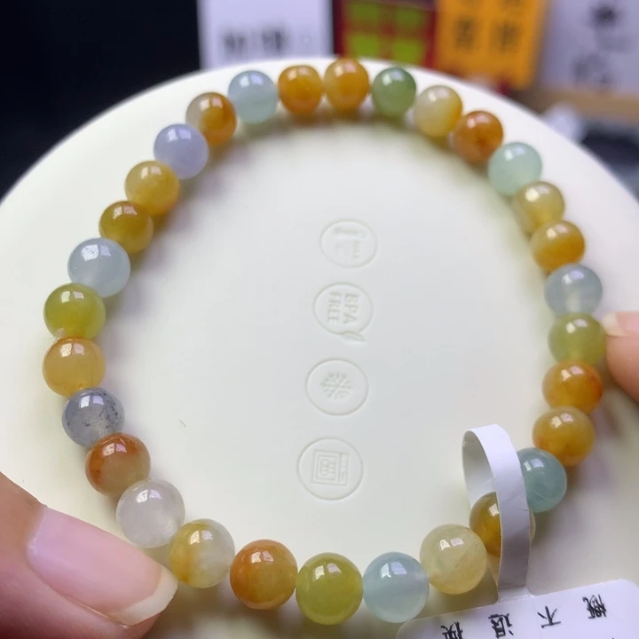 未镶嵌手串翡翠卡6