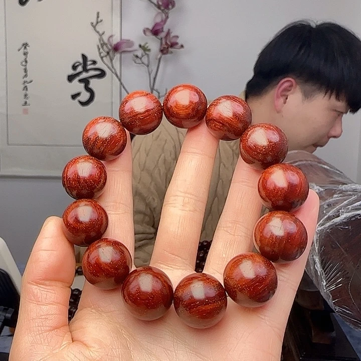 小叶紫檀手串/手链苍****弦檀香紫檀1.8高