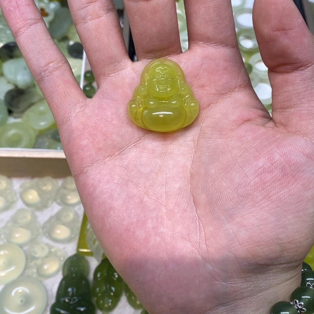 岫玉未镶嵌吊坠(不含链)