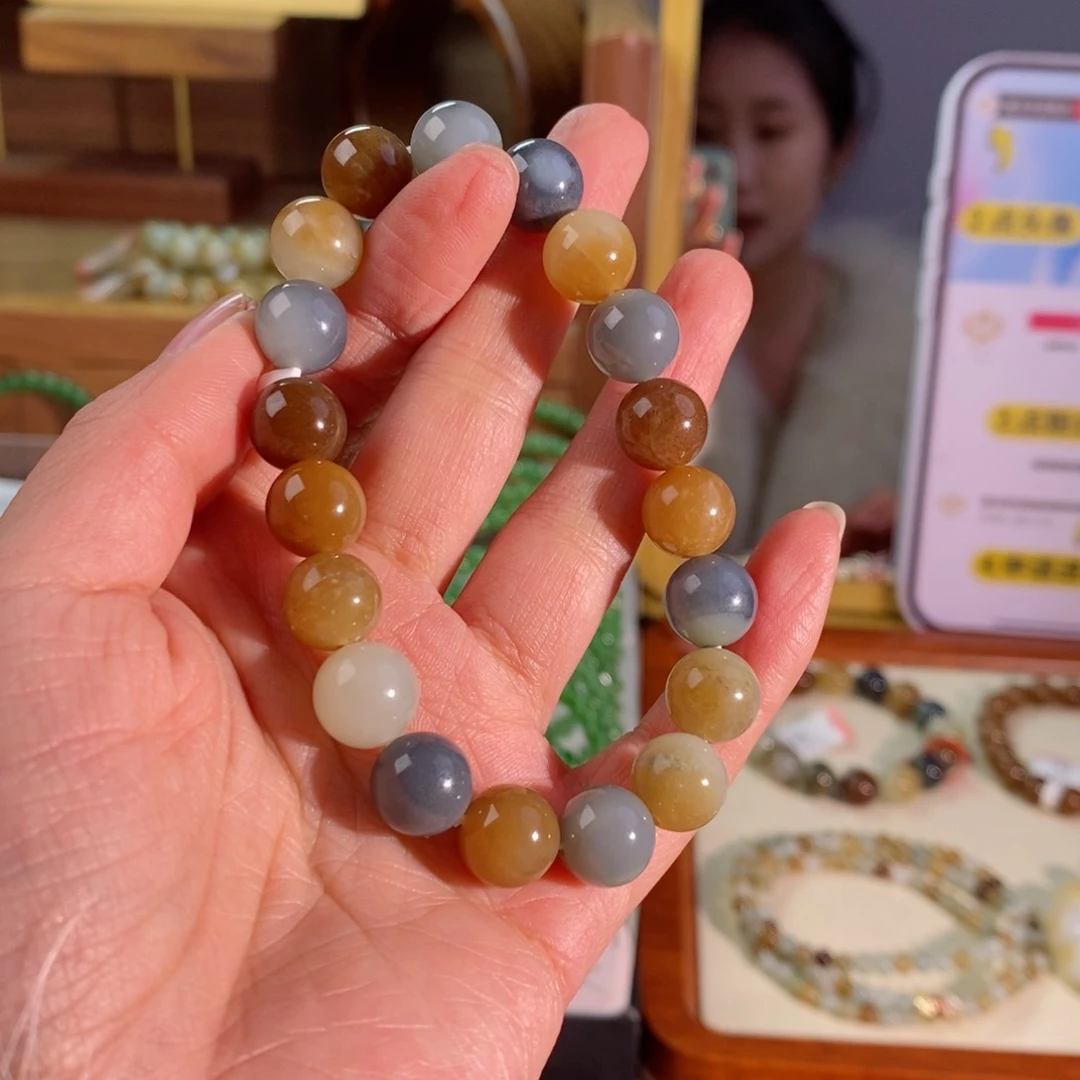 和田玉手串多样性拍一发一未镶嵌