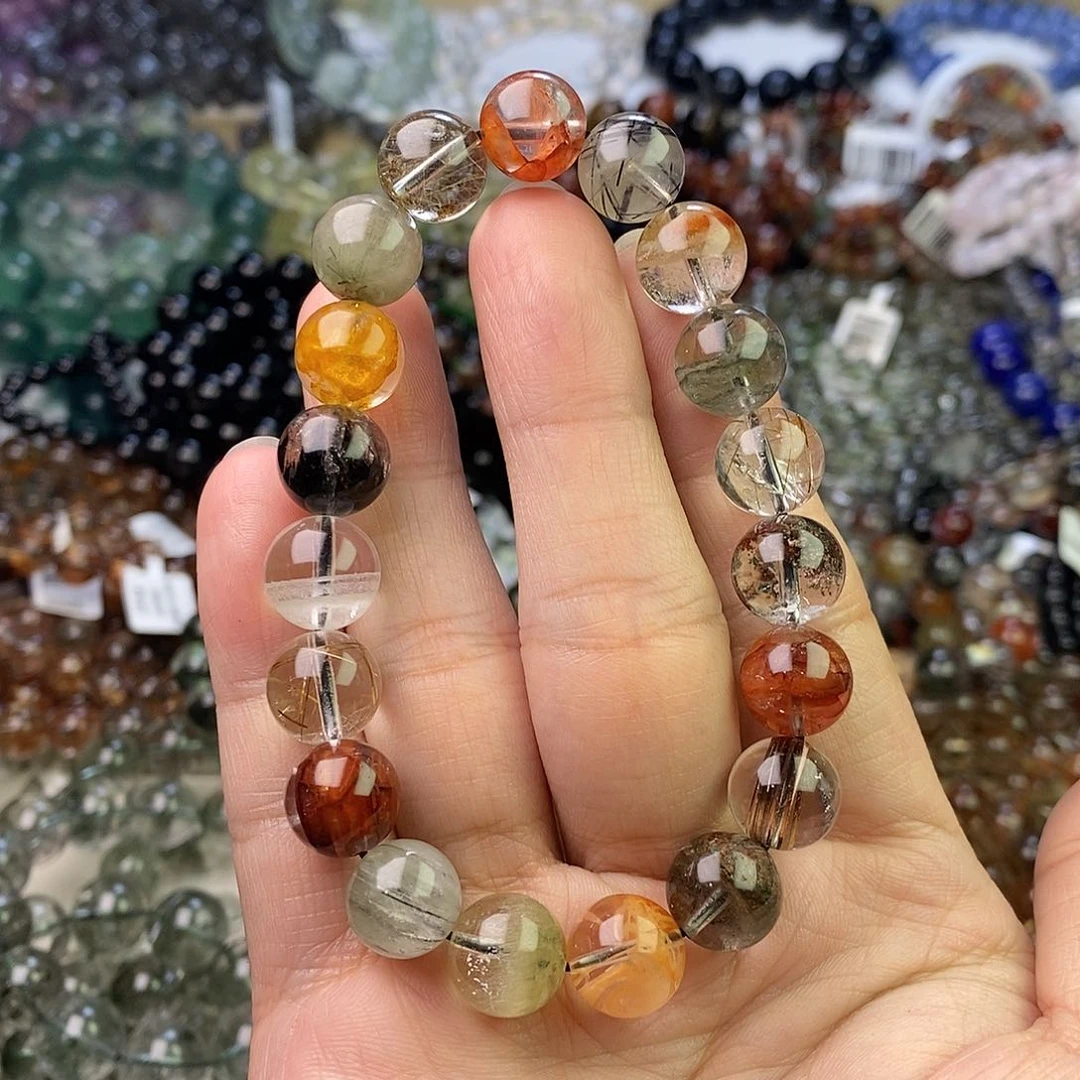 水晶手串未镶嵌冬**阳卡11