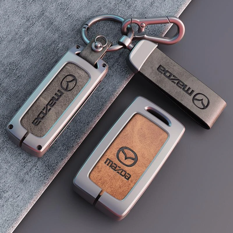 【29】马自达昂克赛拉钥匙套金属CX4阿特兹CX5马3创意6汽车钥匙包壳