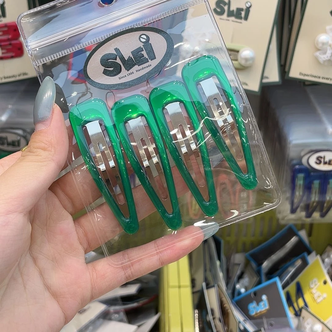 布艺非金属绿色水滴四只