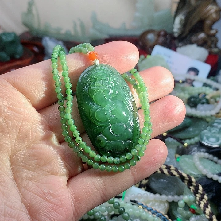 未镶嵌和田玉挂件奋*