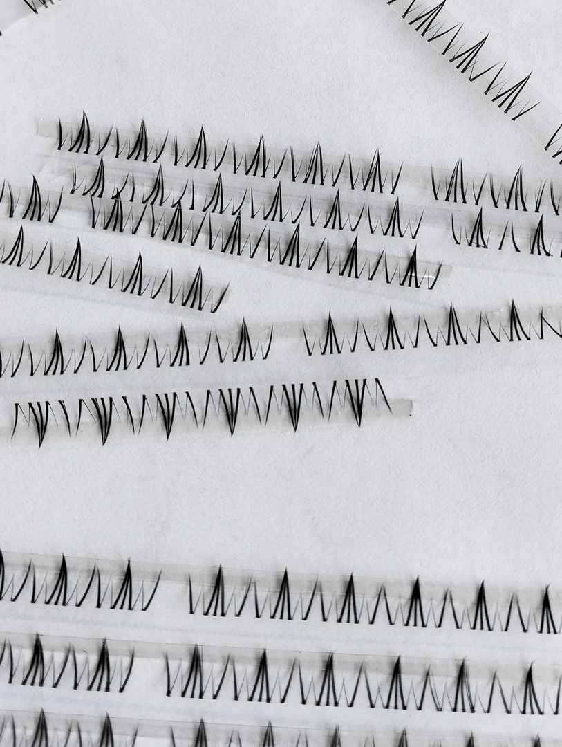 貂蝉拜月下睫毛新款半成品替换装散装四大美人自然修容轻奢加宽