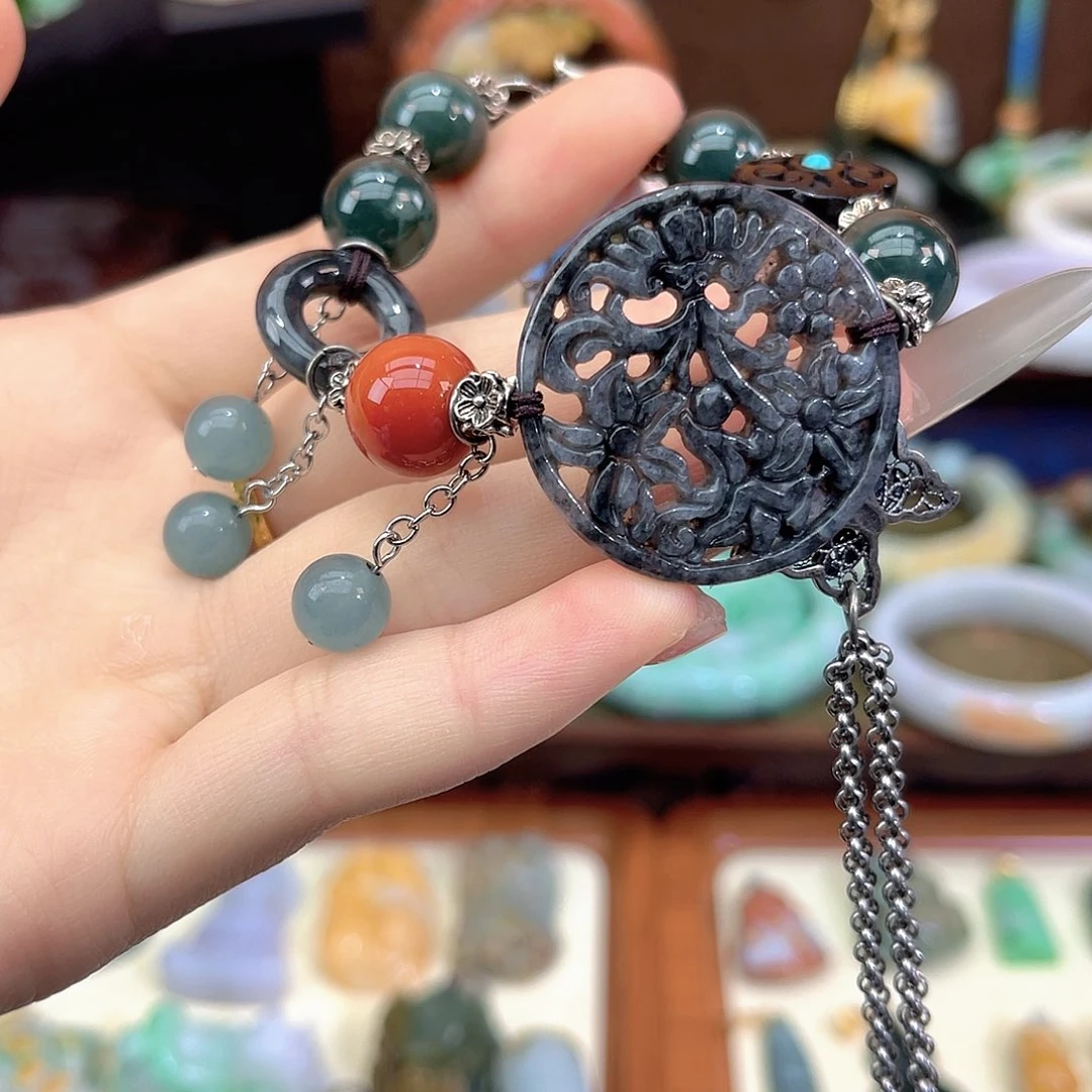 翡翠未镶嵌手链手链