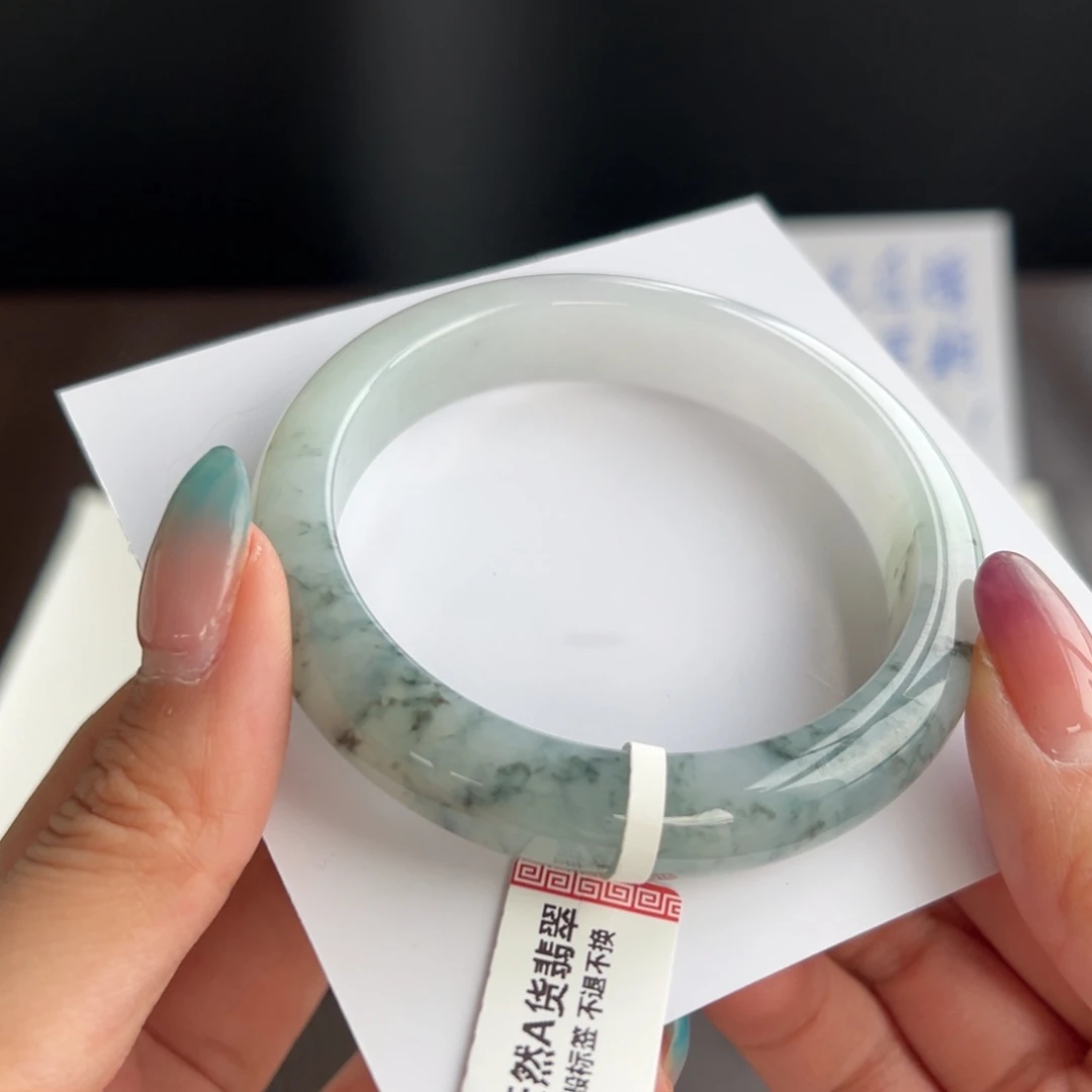 翡翠未镶嵌手镯26号 57