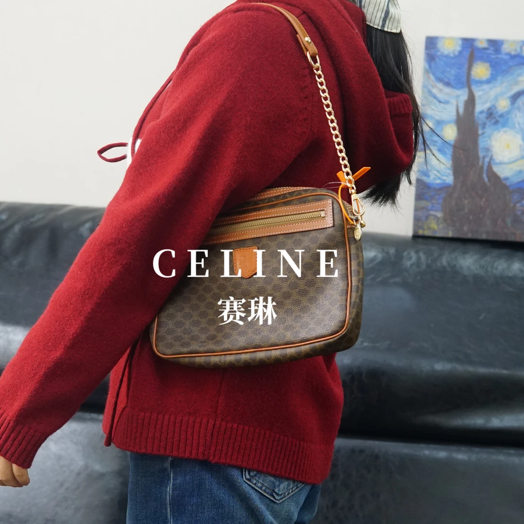 95新 Celine/思琳 老花单肩包/SP12320034/0034