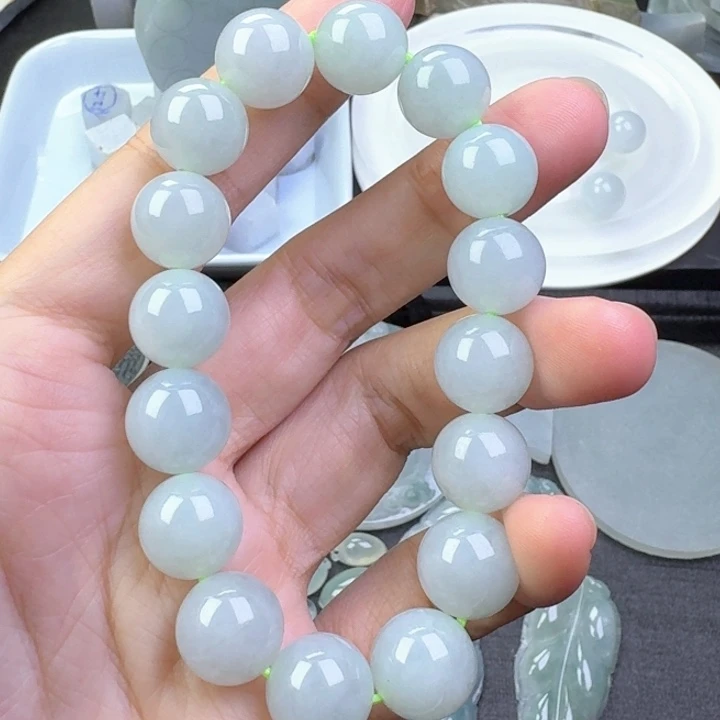 未镶嵌手链翡翠手串