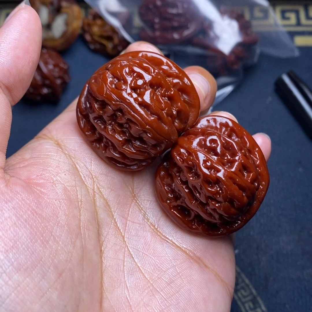 文玩核桃吊坠四座楼36