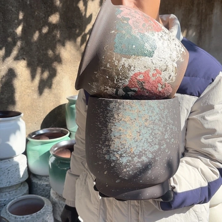 红陶组合福利两个口径20高度20