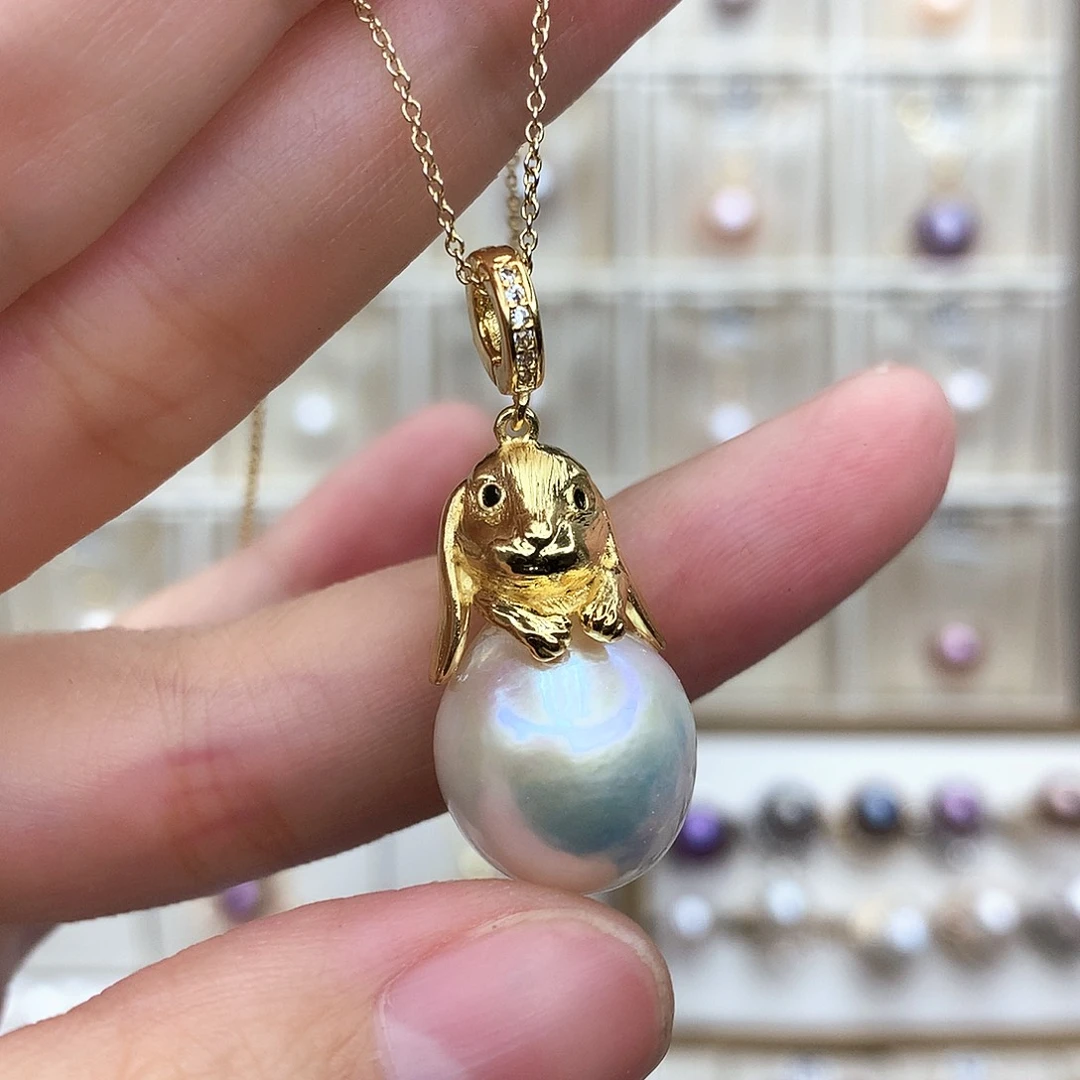 淡水珍珠颈饰合金