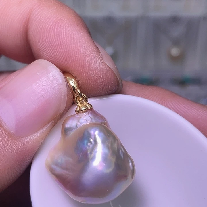 颈饰合金淡水珍珠32