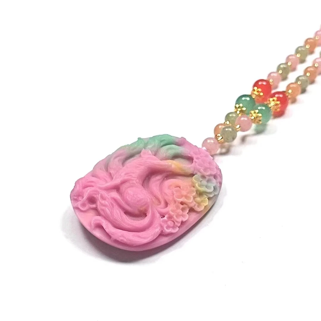 HN002 精美珠宝项链尺寸55*12mm