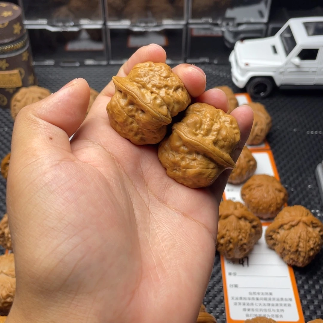 把件文玩核桃张*溪古蟾35