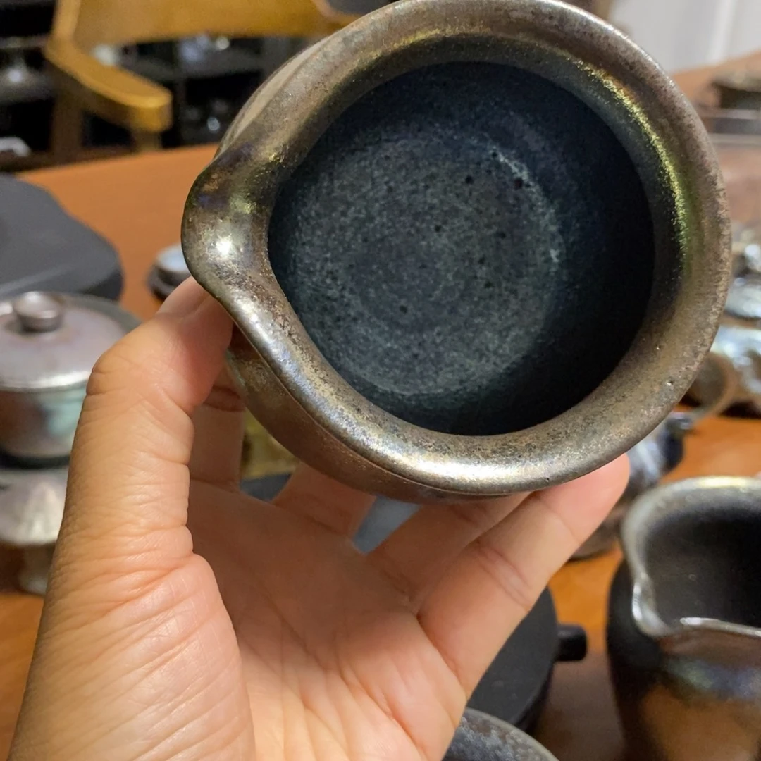 杯j*建水紫陶柴烧茶器