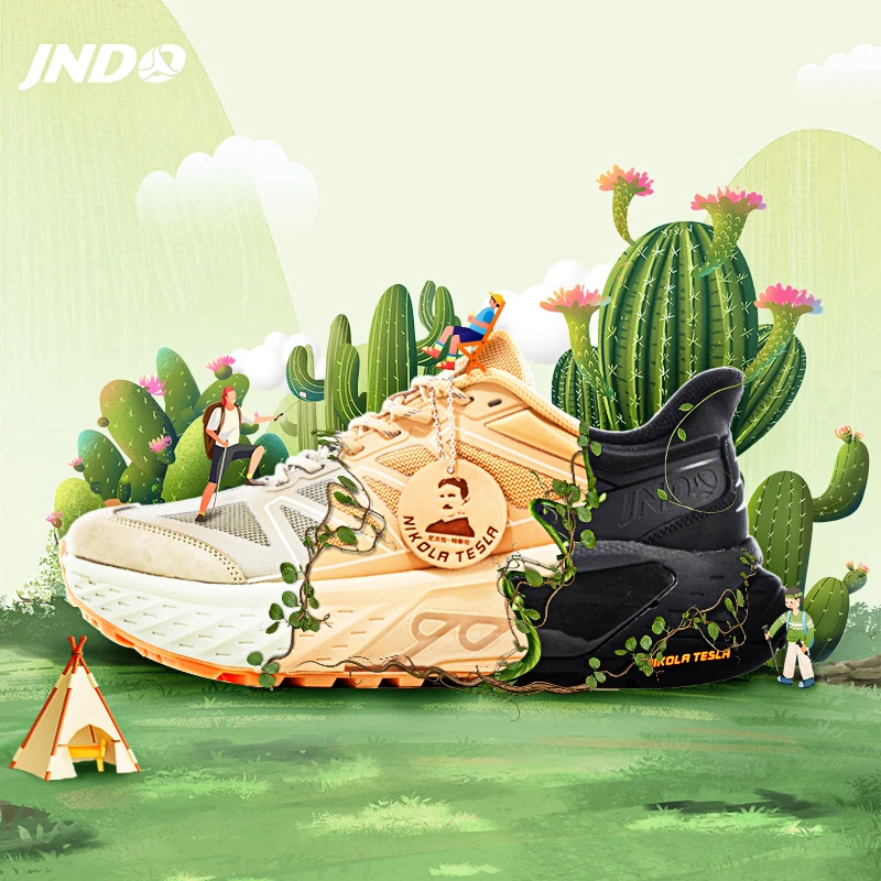 【翟好宁众选优品】鲸动越野登山耐脏透气防泼水露营工装风男女鞋