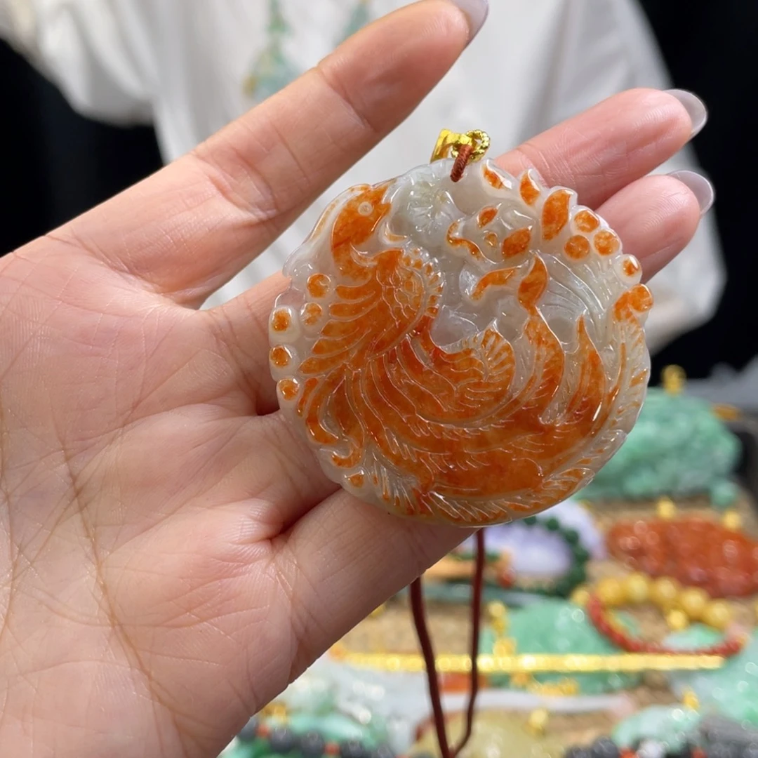 翡翠颈饰未镶嵌代编织