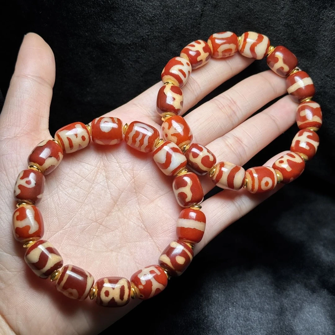 【曹美丽精选】 H78280-玛瑙单圈手串-（多宝）多样性发其一-11*12mm