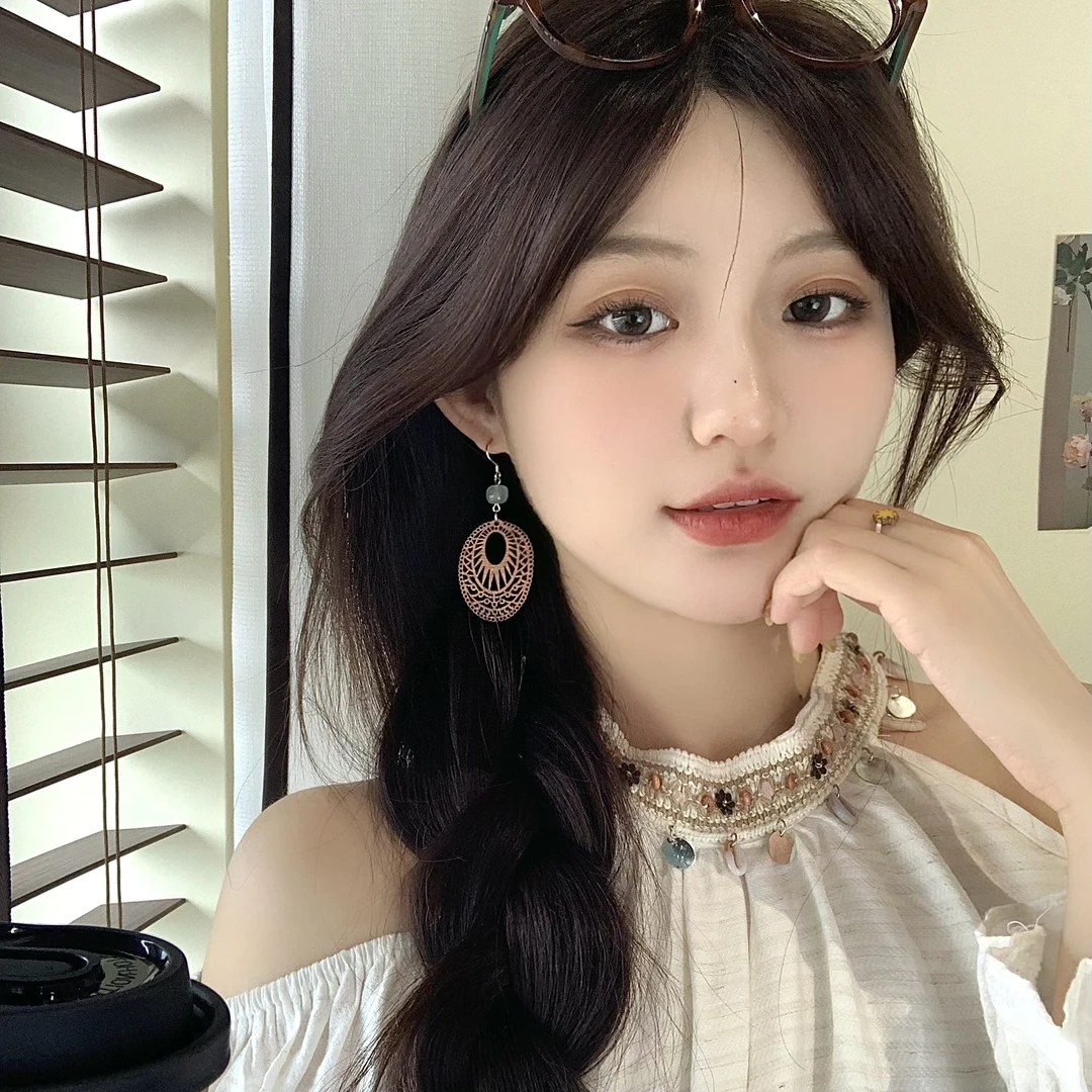 FULL GIRLISH耳环01785新中式古风名族风耳钉耳饰