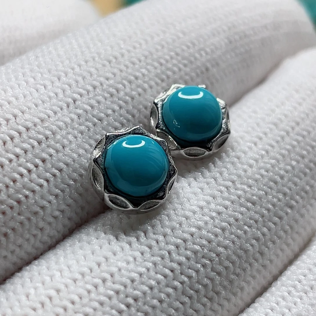 绿松石珠宝半成品未镶嵌