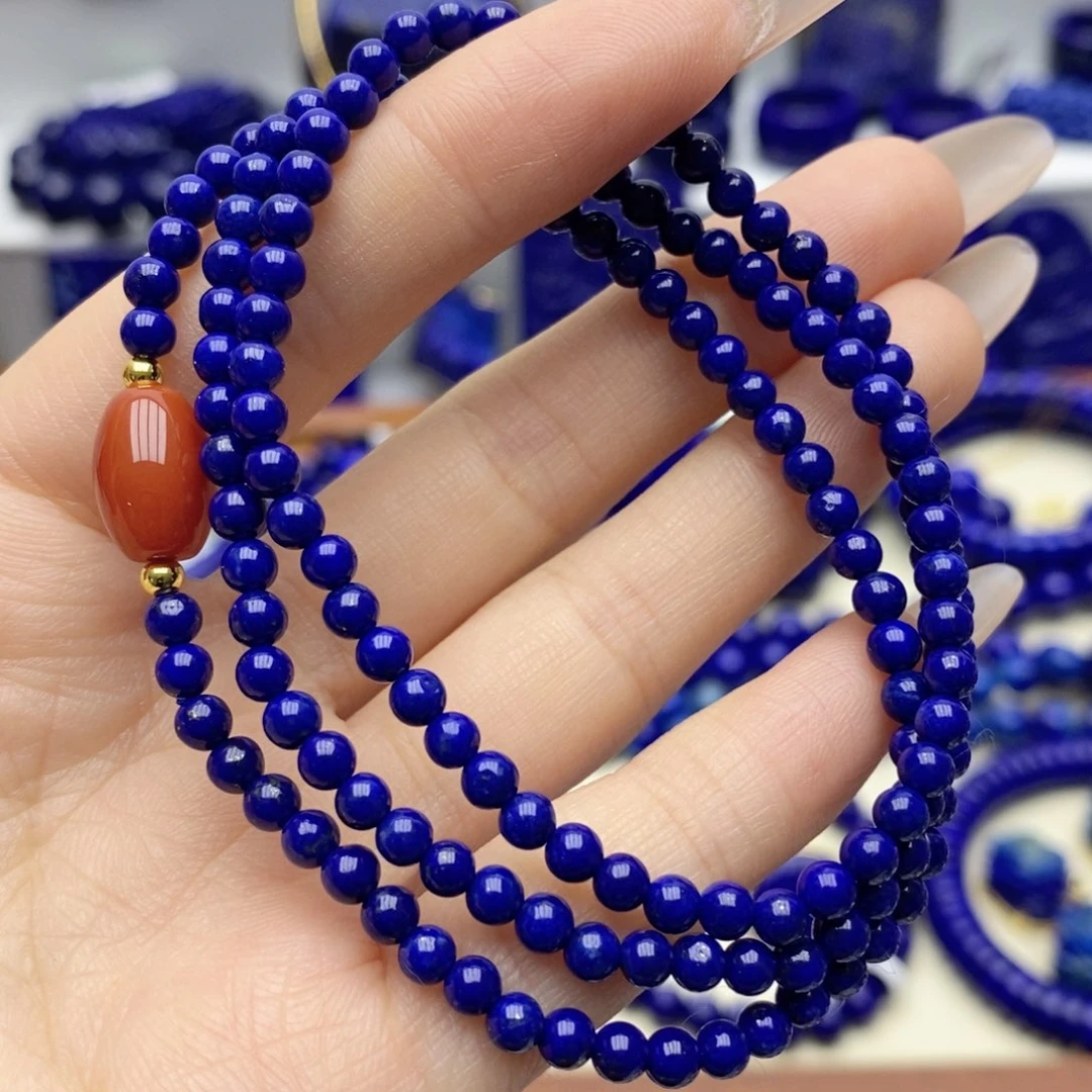 青金石未镶嵌手链