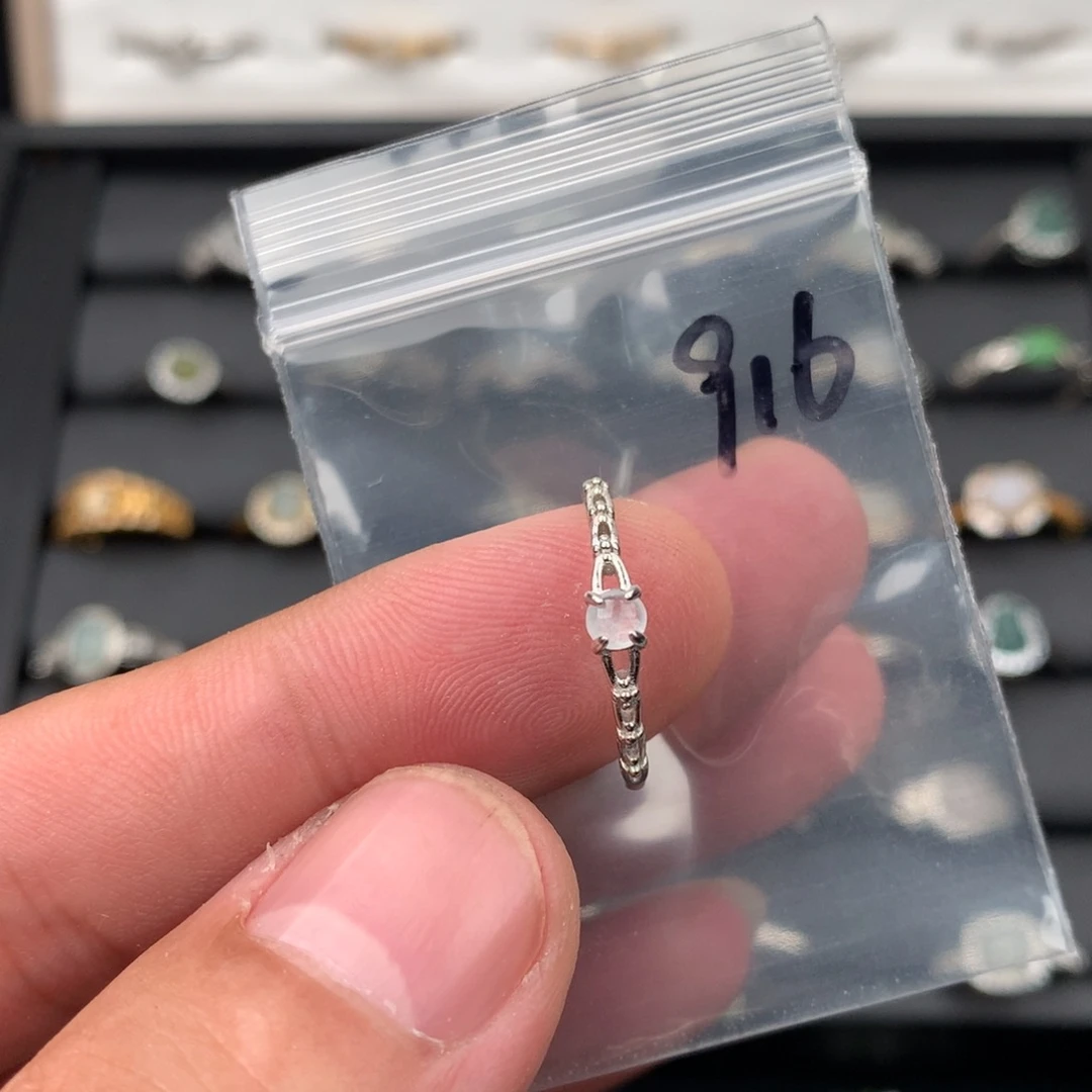 翡翠未镶嵌戒圈916