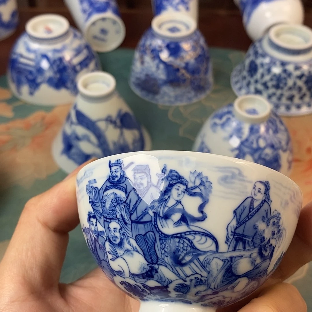 杯玉***串现代全手工全手绘茶具16888888