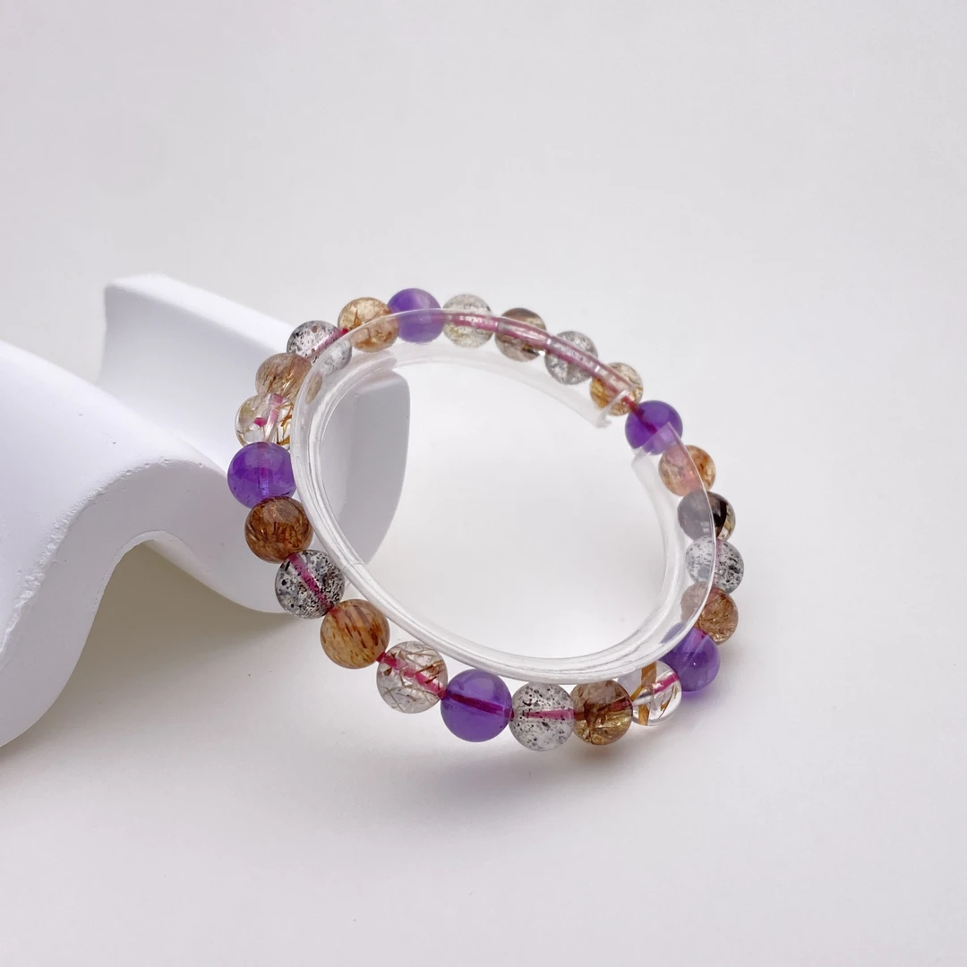 【小北好物】水晶单圈手串26-17QL01X1294【多样性发一件】约7mm+