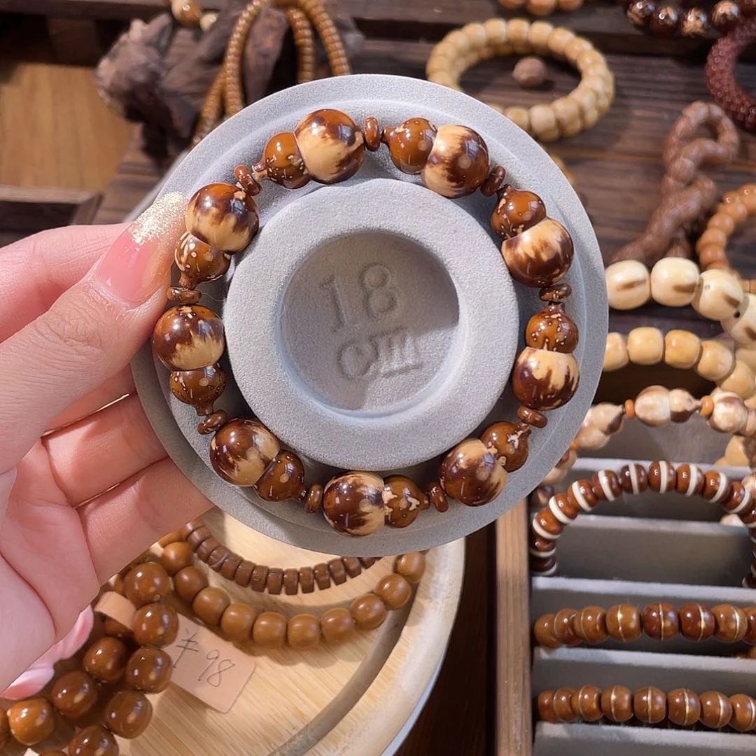 紫金鼠手串11*14葫芦算盘珠