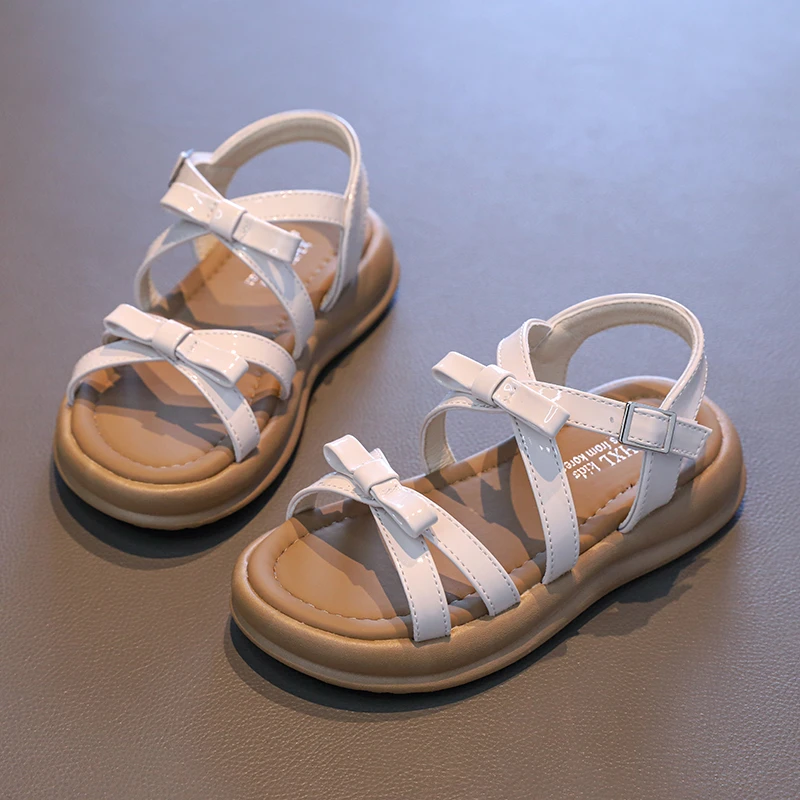 ABC女童凉鞋夏款2025新款女孩公主鞋儿童鞋子夏季公主鞋罗马凉鞋