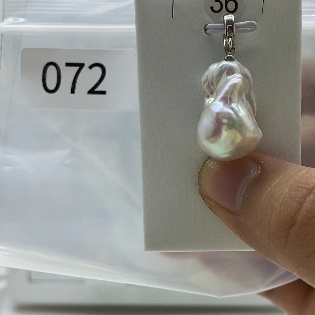 淡水珍珠合金巴洛克珍珠001