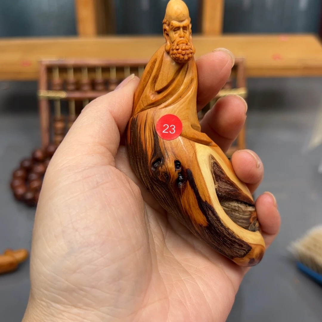 古***乐木崖柏木摆件手把件
