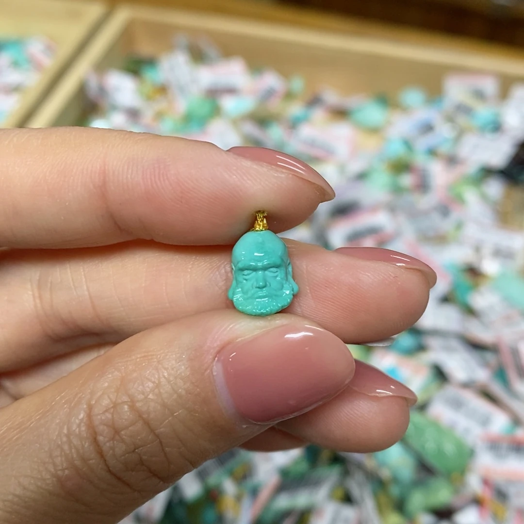 绿松石珠宝奇石未镶嵌