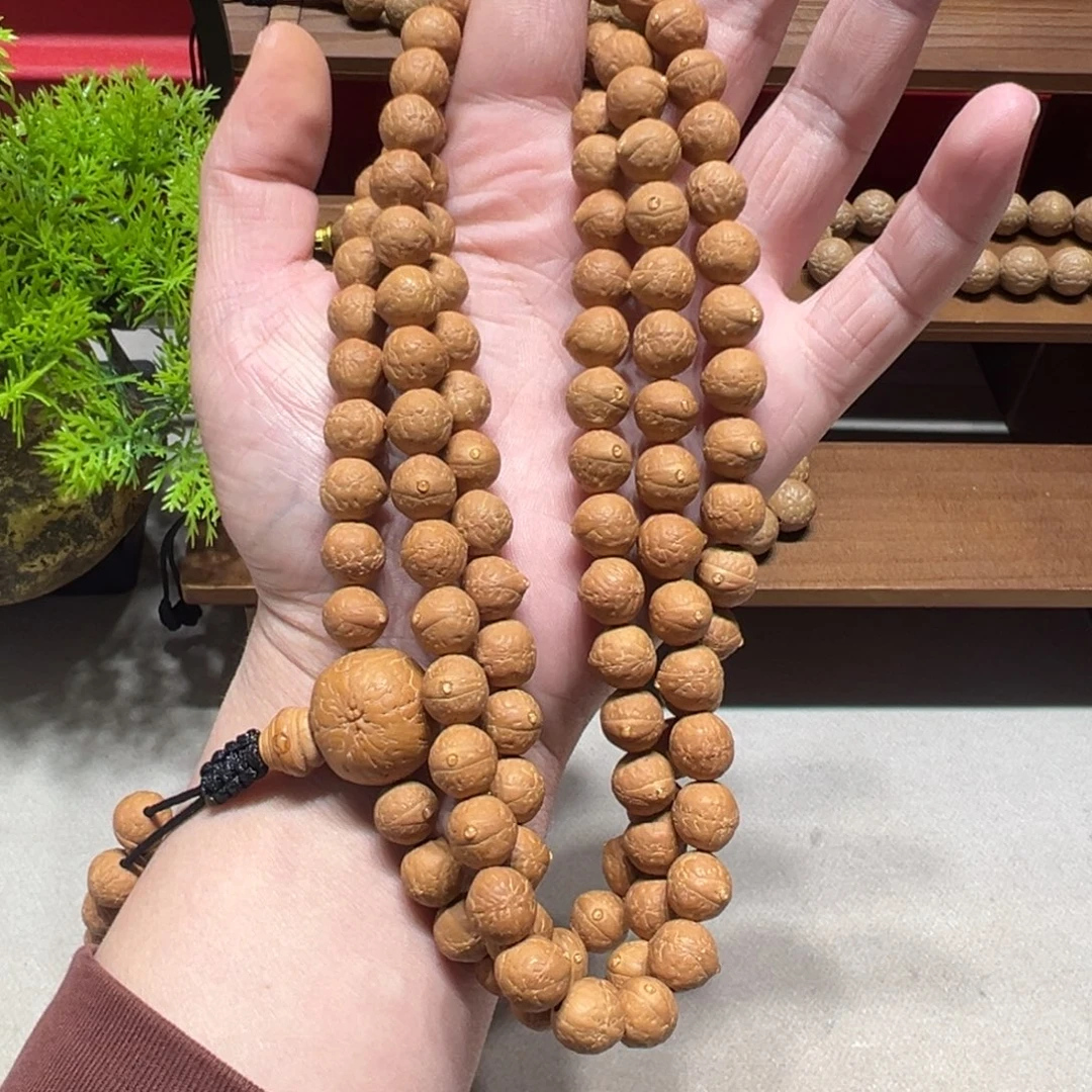 手串凤眼菩提9.7-10.1mm精挑凤眼菩提头货108颗