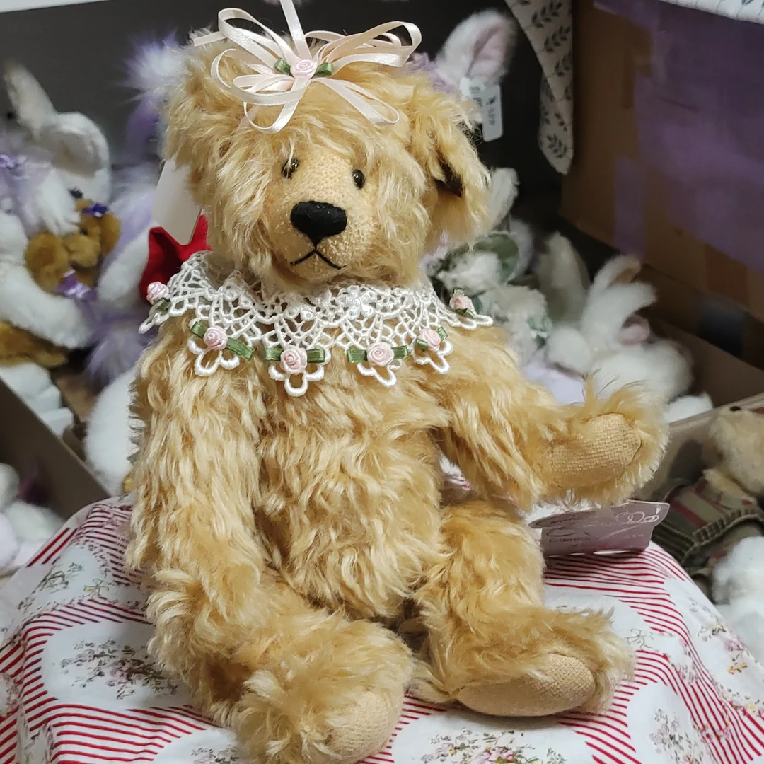 中古毛绒玩具关节熊兔关节熊中古玩偶安妮特贝瑞boyds