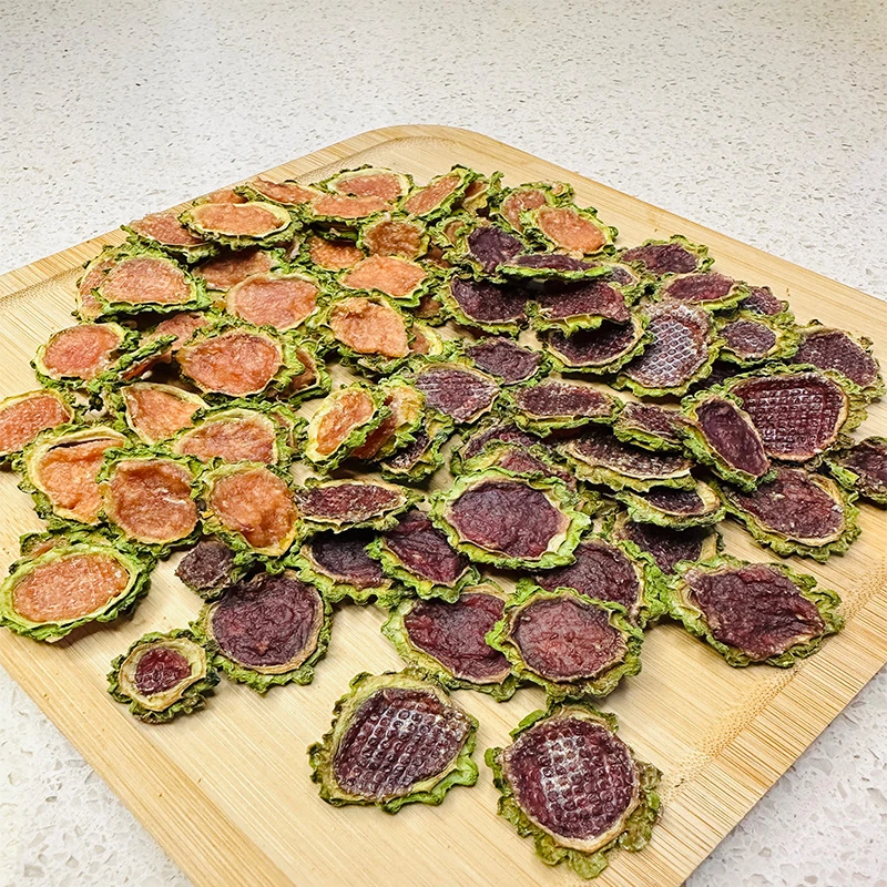 狗狗零食自制苦瓜鸡肉脆小型犬中型犬大型犬奖励解馋清热解暑下火