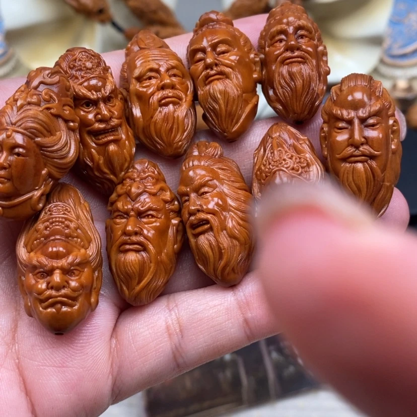 【闪购商品】橄榄核吊坠橄榄手工雕刻工艺