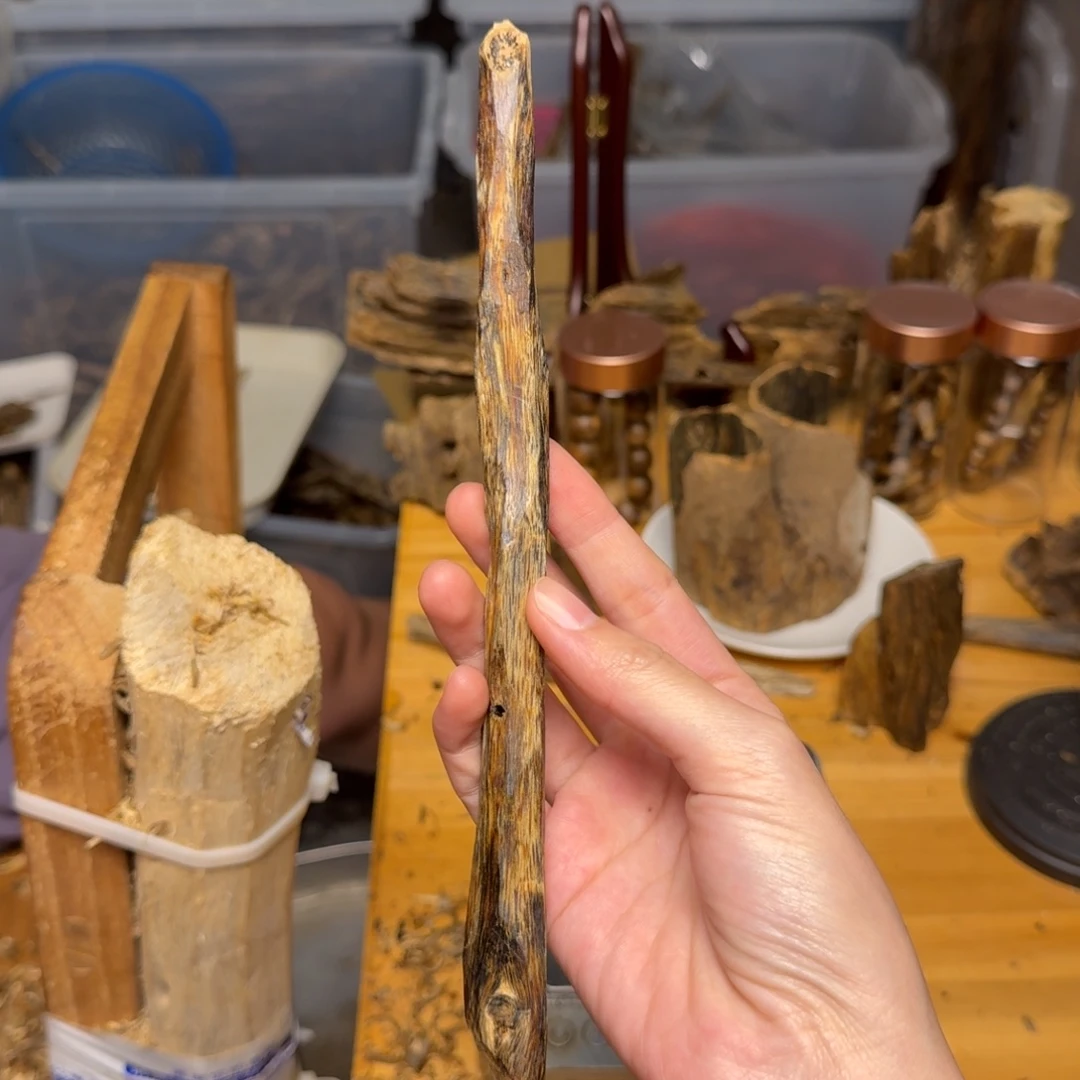 沉香沉香碎屑白棋块料16克