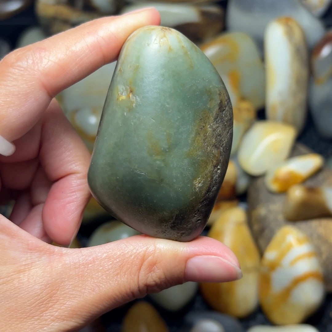 和田玉未镶嵌挂件32