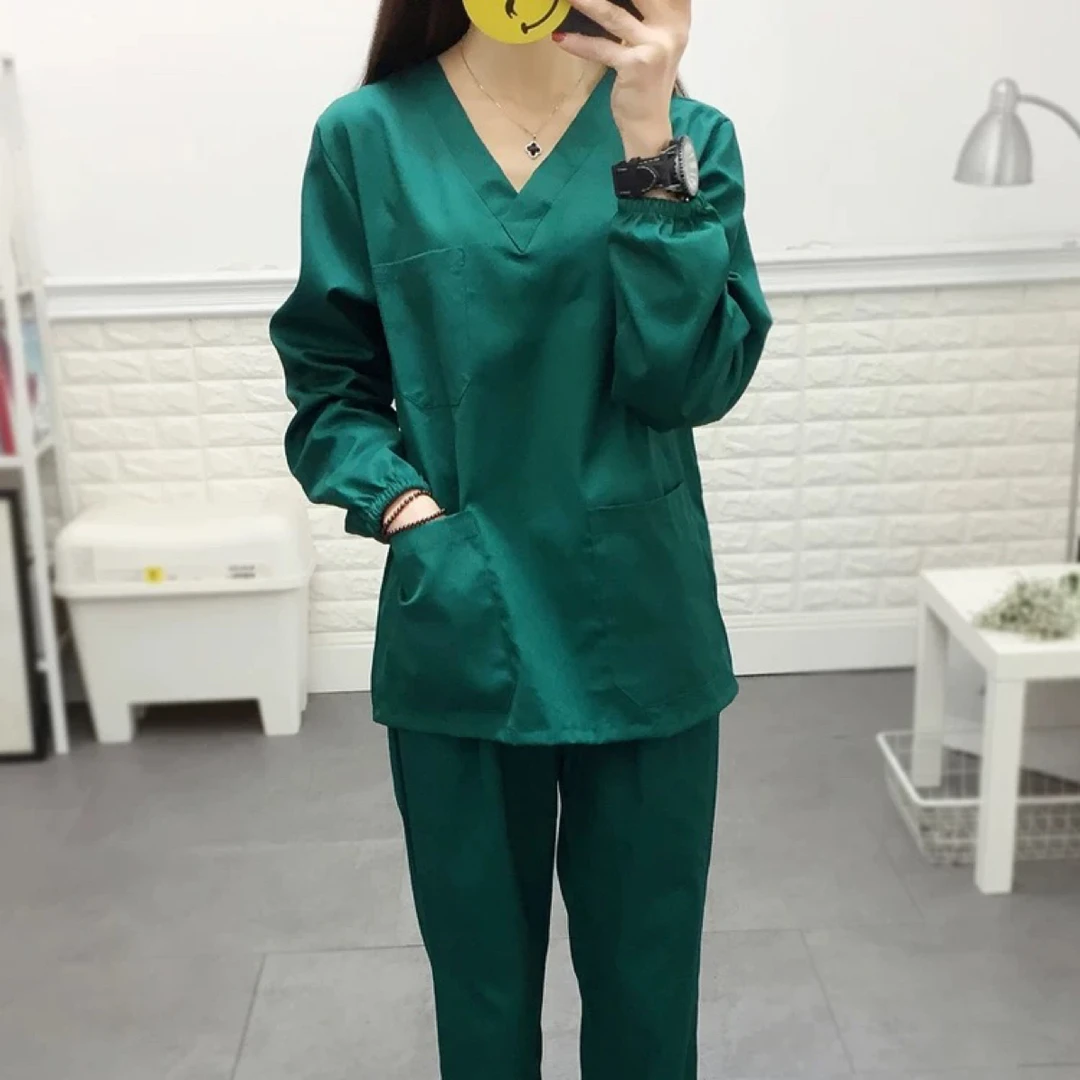 长袖弹力速干透气夏秋洗手洗医生护士刷手衣工作服手术室