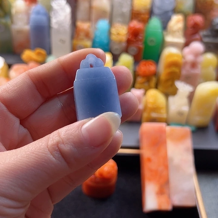 昌化石印石手工定制2厘米，包刻字