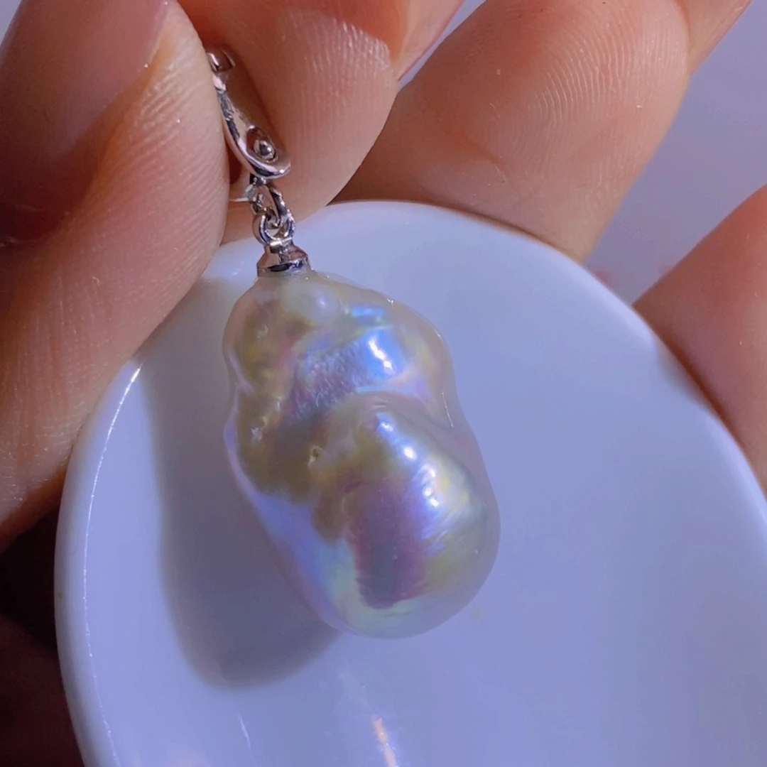 银S925镶嵌特价（不退不换）淡水珍珠