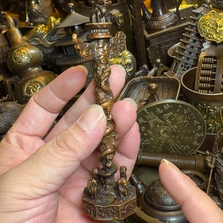 铜器摆件收收藏藏