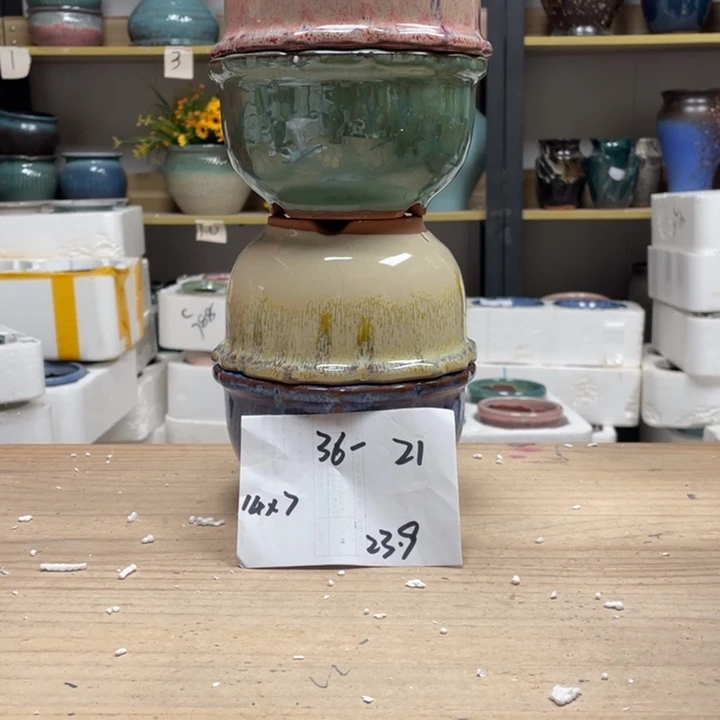 紫砂花盆多肉花盆微瑕21