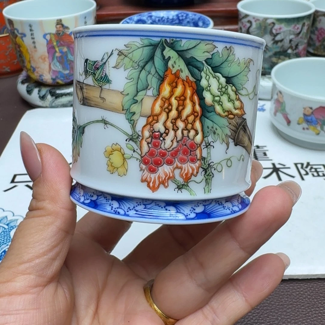 景德镇手工手绘展示