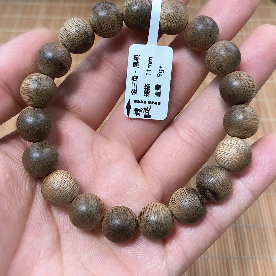 手串沉香金三角黑棋1.1 9克