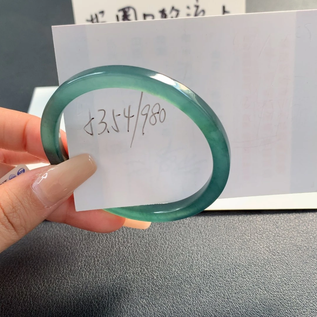 翡翠未镶嵌手镯天然翡翠